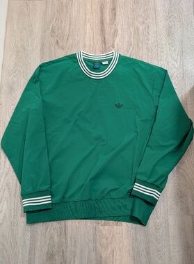 Adidas Green Rolling Links Crewneck Sweatshirt -  Size M